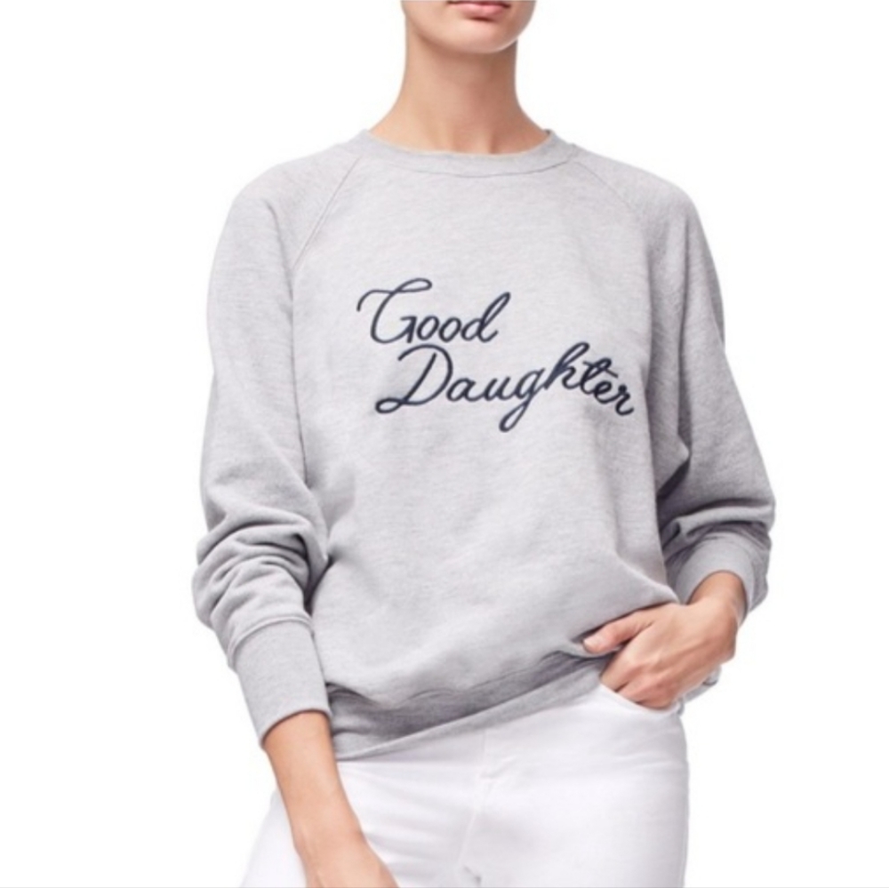 Good America grey crewnew pullover grey sweater women's size XS 1